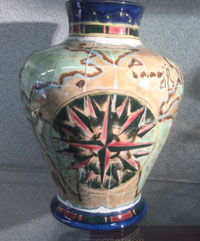 Cobridge Stoneware Voyager Vase
