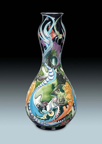 Moorcroft Pottery Fire And Water 70/20