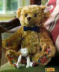 Steiff Crown Derby Teddy Bear with Ornament